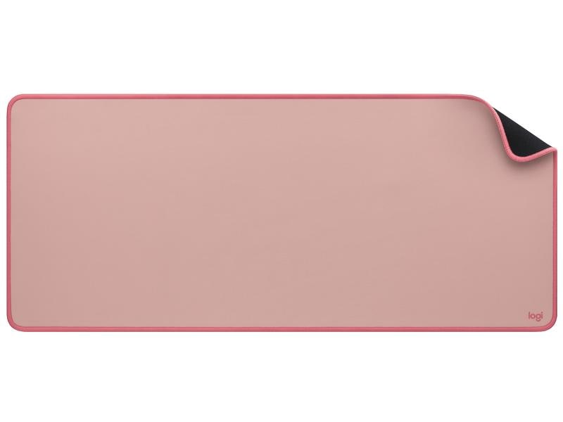 Logitech Mausmatte Desk Studio Series Rosa Elegantes Deskpad aus recyceltem Polyester