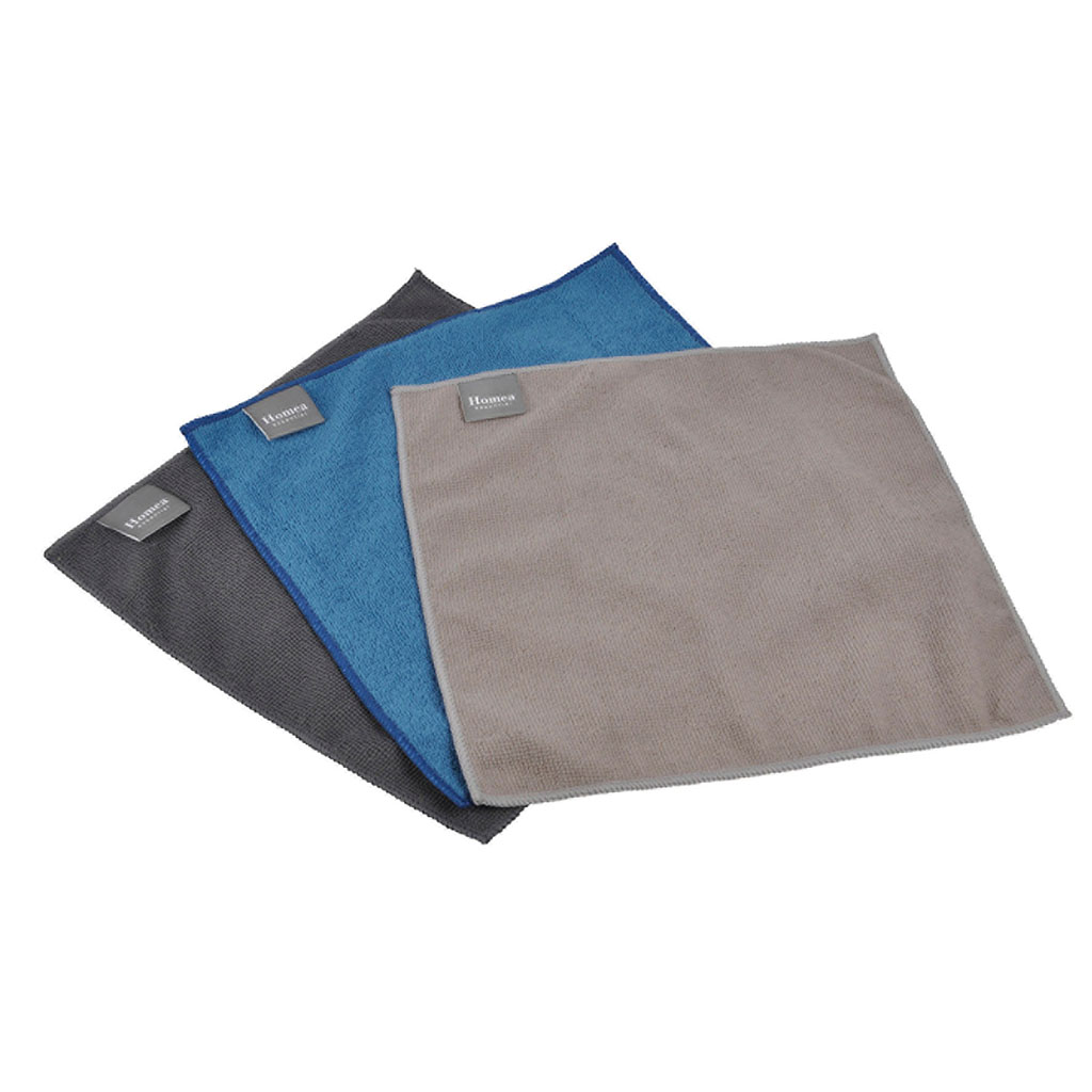 Lot de 3 chiffons microfibre 30x30cm