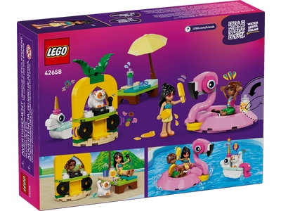 LEGO Zwembadfeestje met flamingo en eenhoorn (42658)