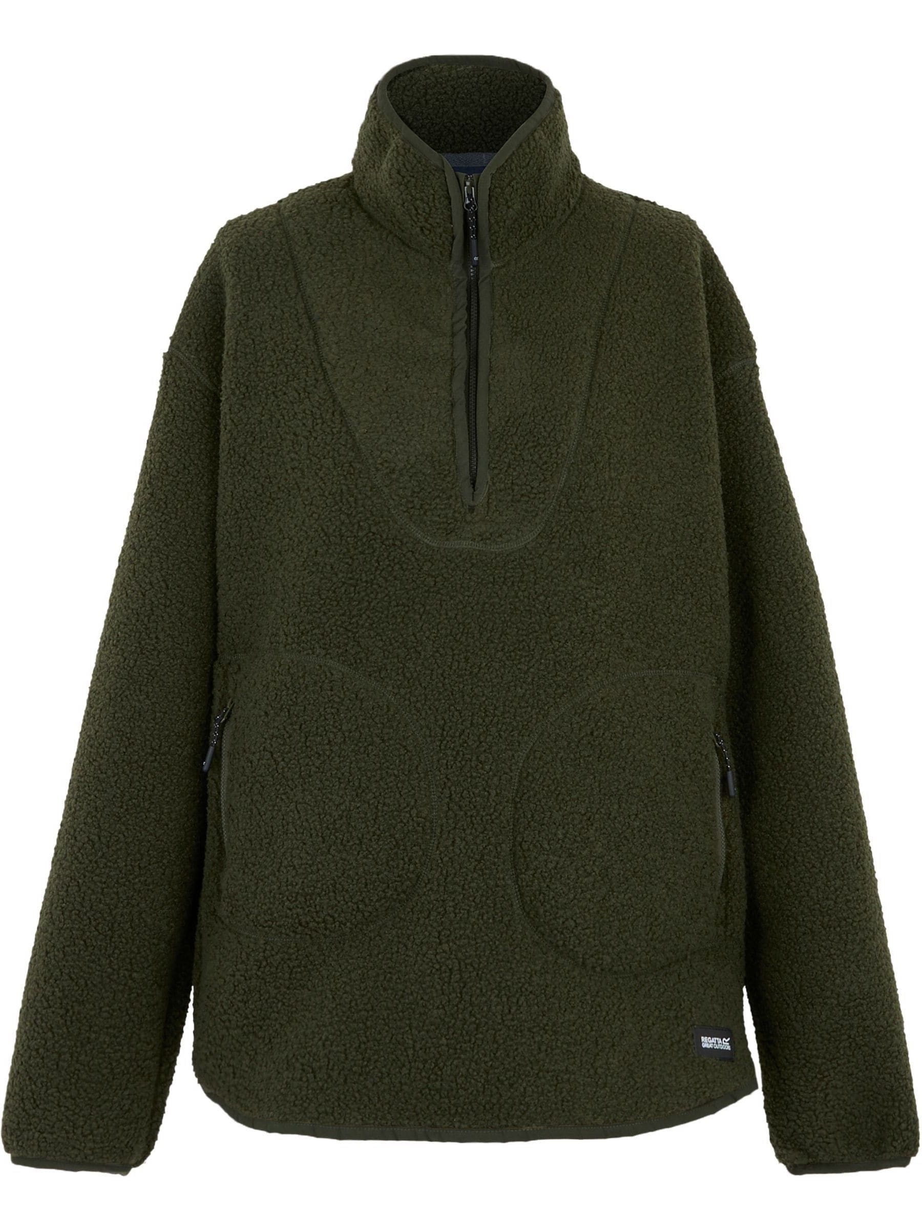 Groen - Regatta Frankie Borg fleece met halve rits