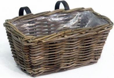 Van der Leeden balkonbak grijs 28,5 x 17 x 13,5 cm