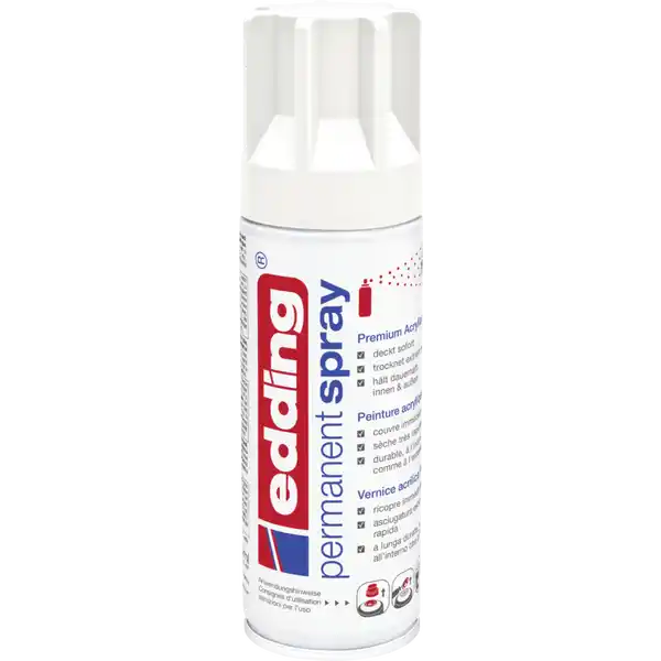 Permanentspray Premium-Acryllack verkehrsweiss seidenmatt