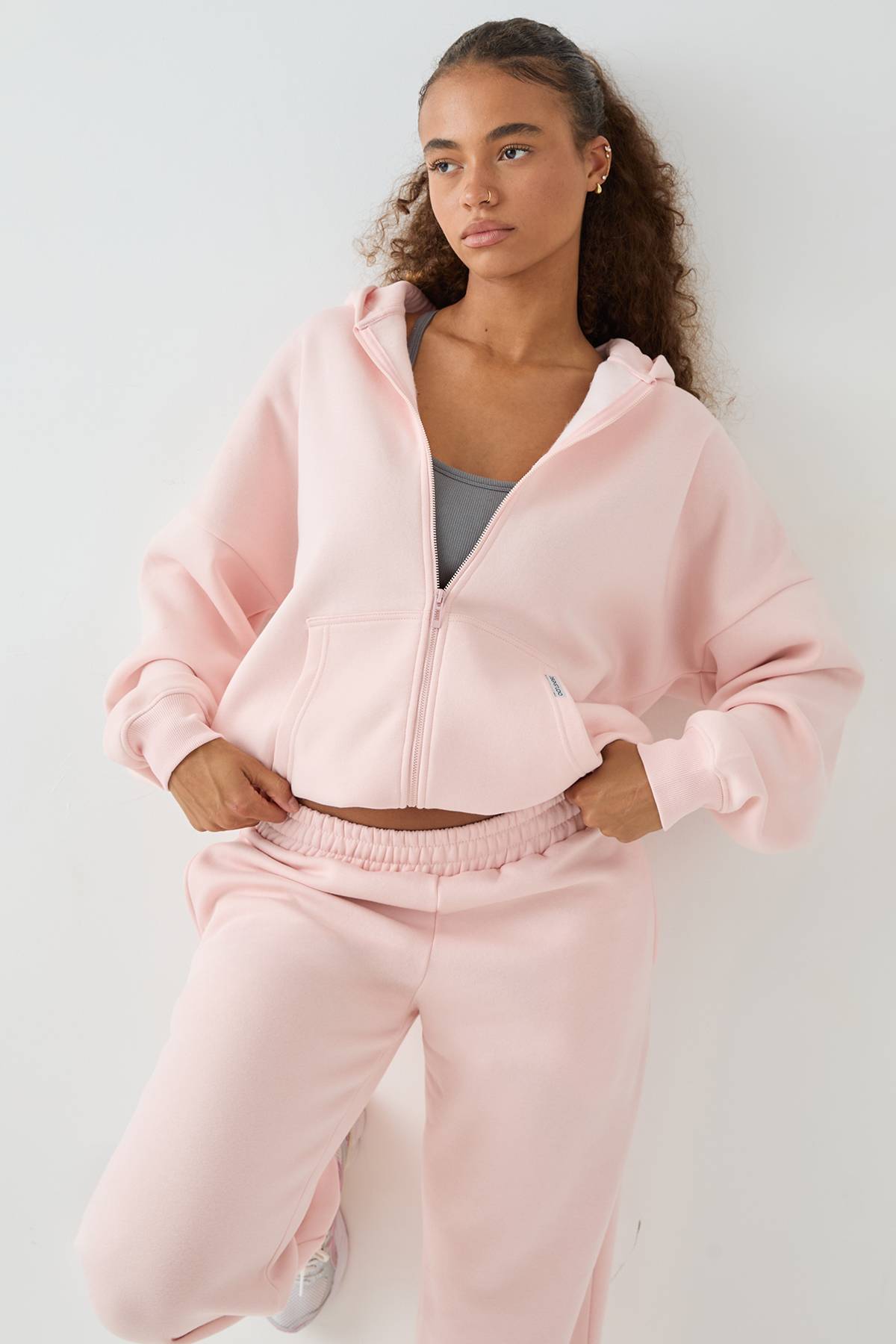 Sweat à Casynthétiqueche Zippé Oversize DSGN Studio