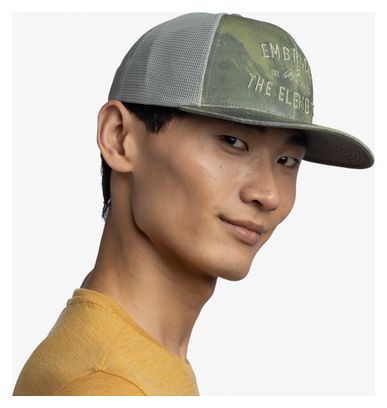 Casquette Buff Explore Trucker Gris/Vert