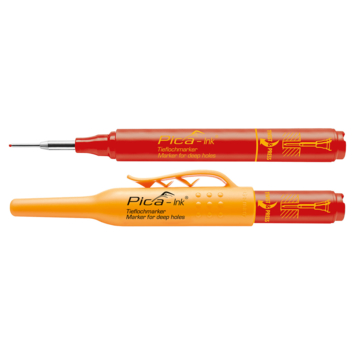 Pica 150/40 Markeerstift voor diepe gaten rood