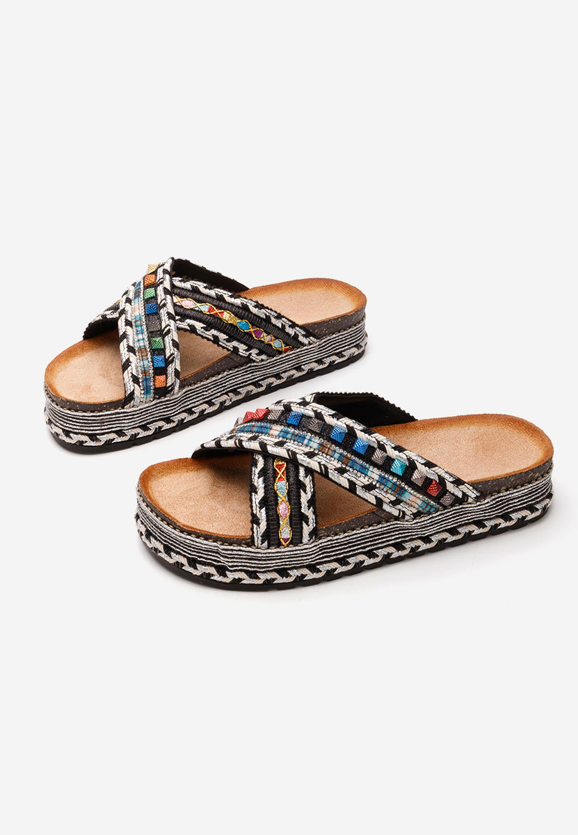 Mules plates femme multicolores Maryanne