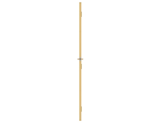 VIDAXL - Porte verre Porte intérieure mince doré 76x201,5 cm verre trempé alumini...