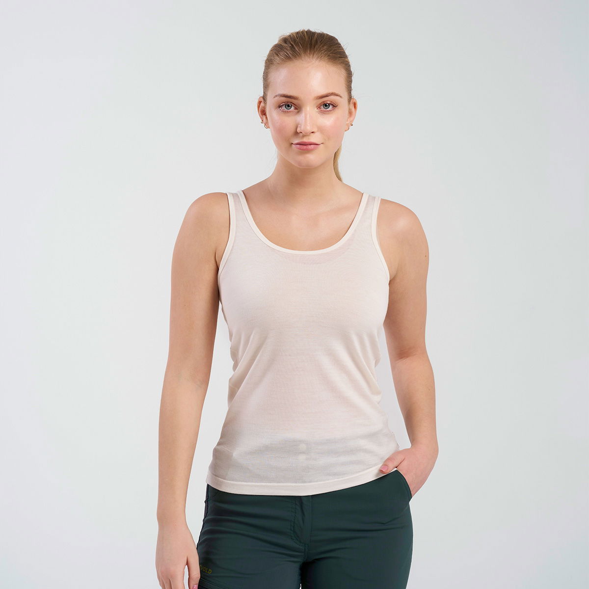 Devold Breeze Merino 150 Tank / Singlet, dame (White) - Spejder Sport