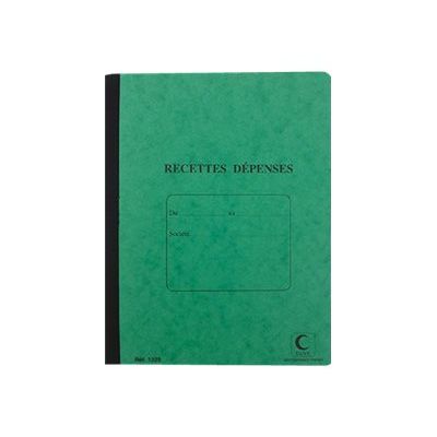 ELVE - Piqûre recettes/dépenses - 22 x 17 cm - 80 pages