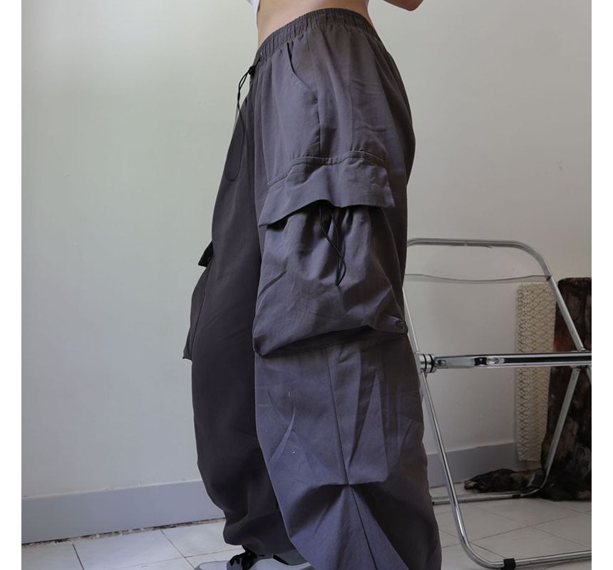 Phiyena - Cargo joggingbroek met lage taille