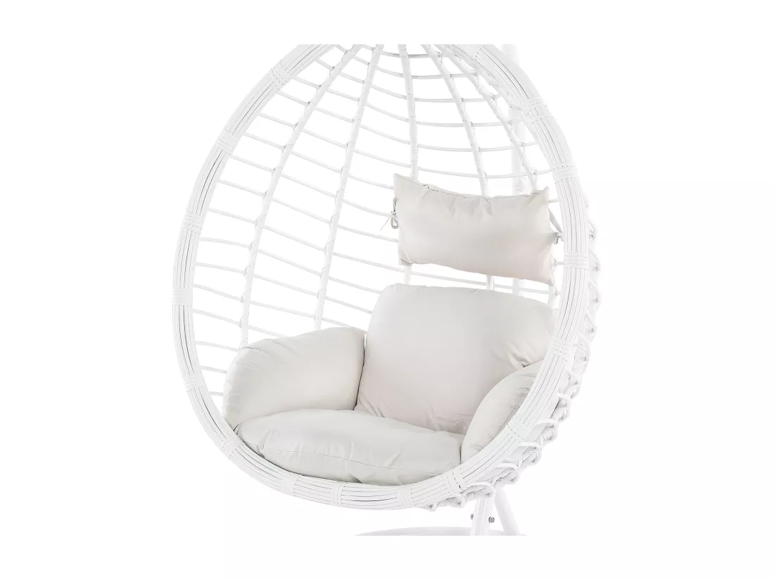 Fauteuil suspendu avec support FANO Blanc