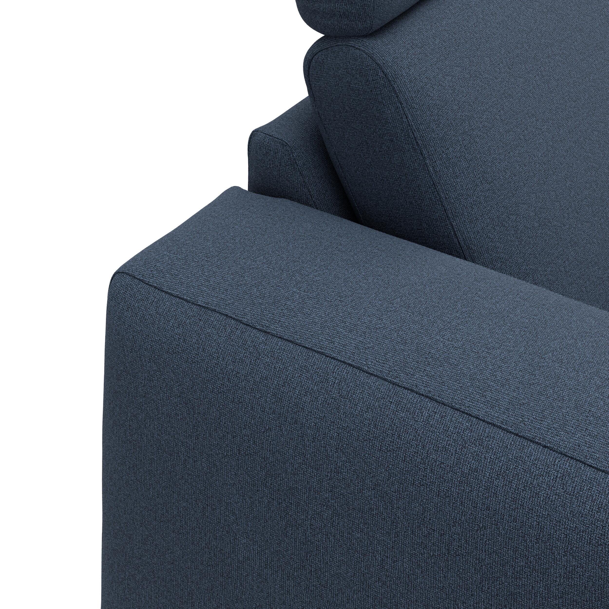 Remus højrevendt sofa med pufafslutning