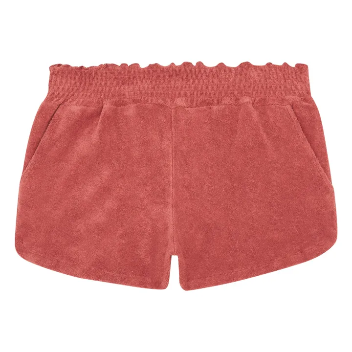 SMALLABLE BASICS Short Fille Eponge Bio | Terracotta