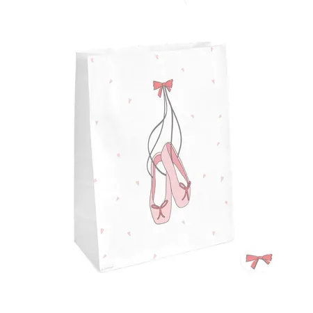 amscan Papiertüten Little Dancer 4 Stück