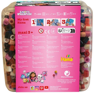Hama Maxi Gabby's Dollhouse Perlesett 900 Stk