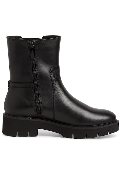 Leder-Chelseaboots, Tamaris Comfort, Zierschnalle, Weite H