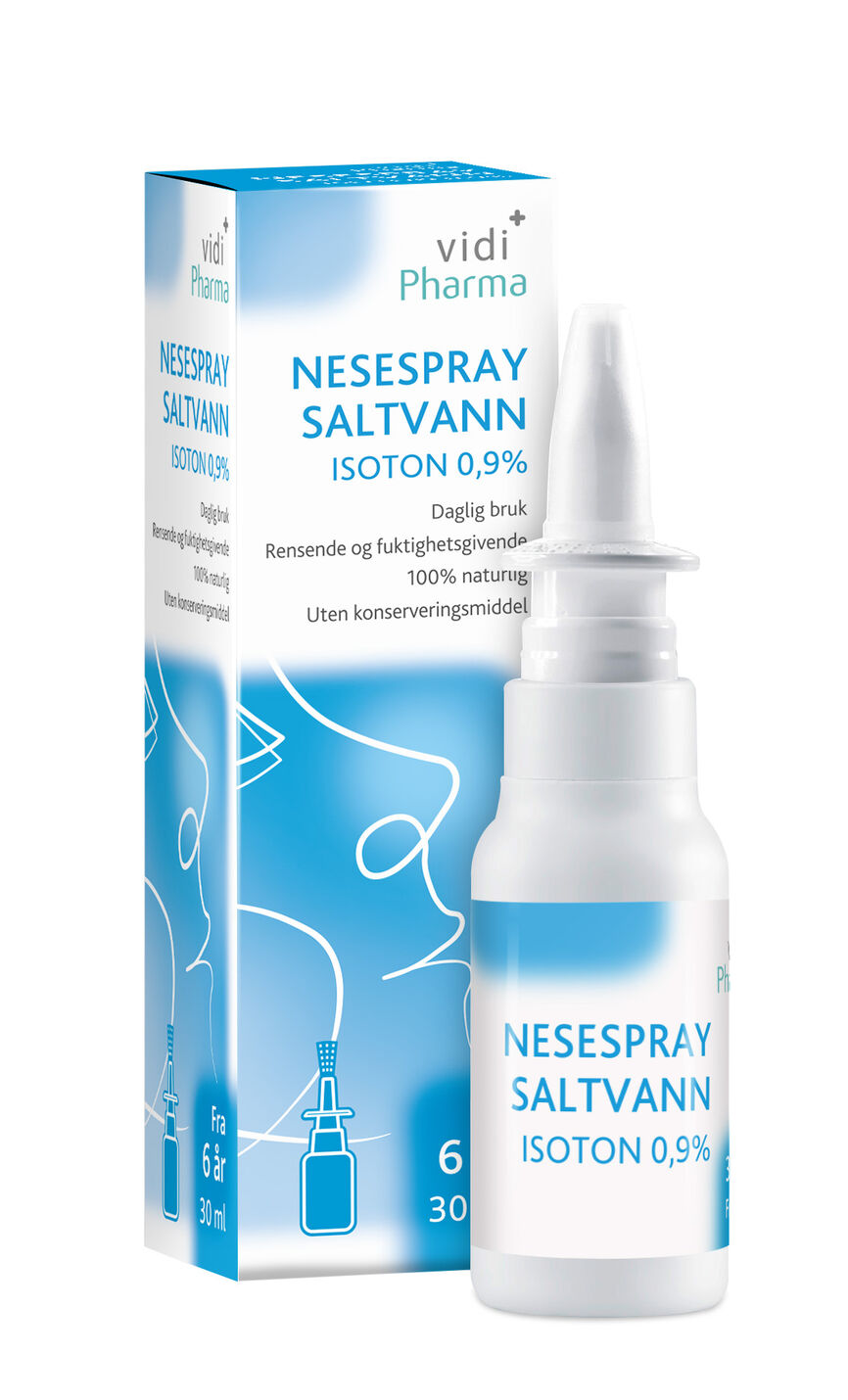 Vidi Pharma nesespray saltvann isoton 0,9% 30 ml