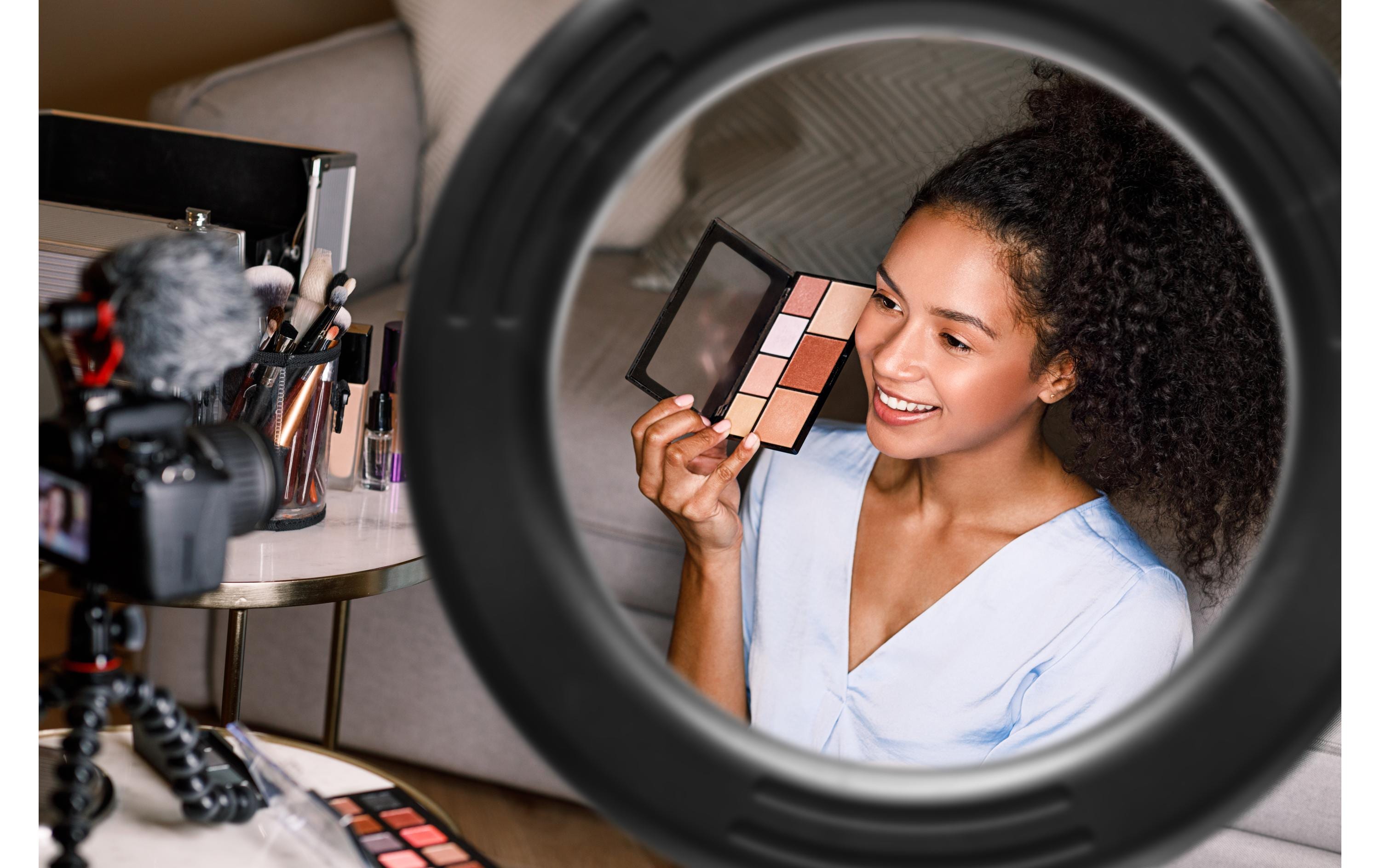 LED Ring Light Make-up Perfector SchwarzRinglicht
