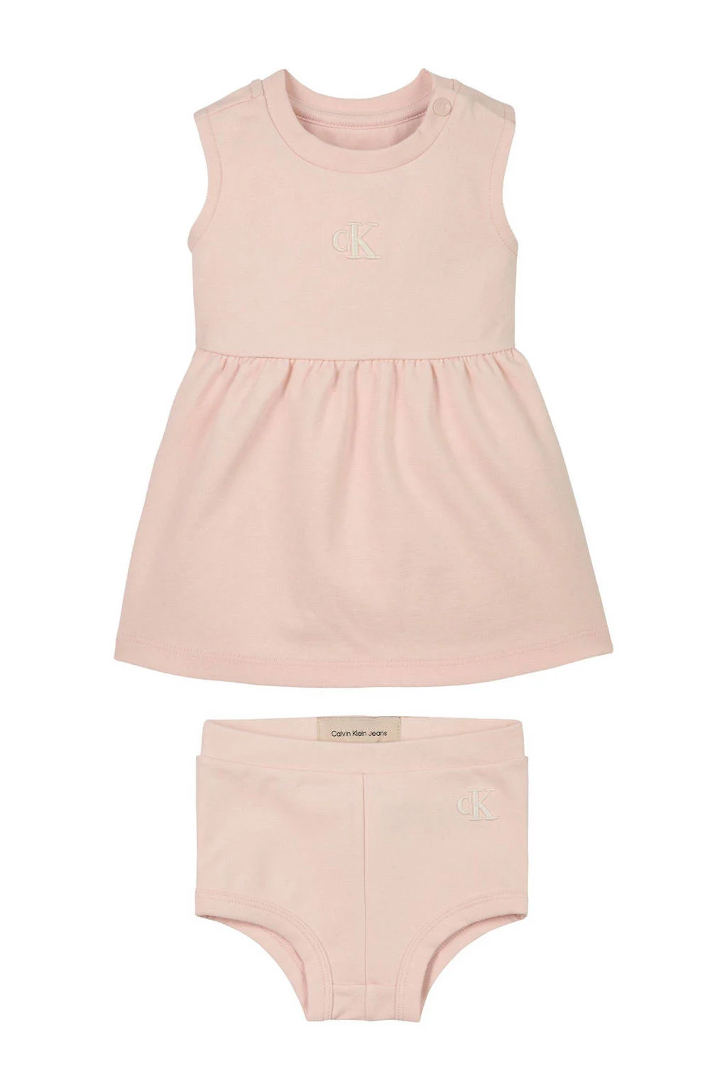 Calvin Klein Jurk met bloomer lichtroze