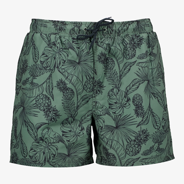 Osaga heren zwemshort groen met print