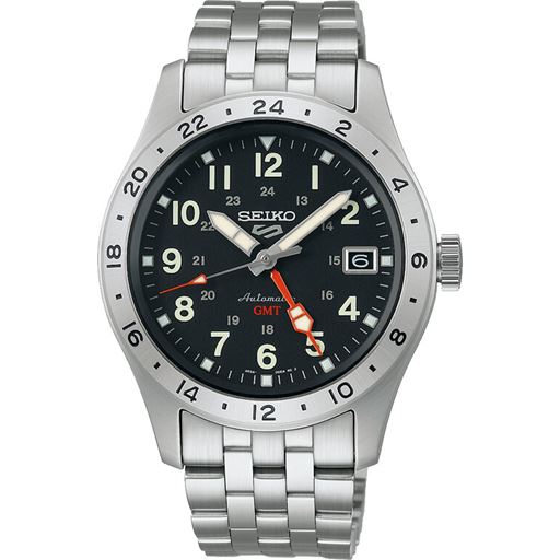 Seiko 5 Sports GMT SSK023K1 Herreur, Steel, 39 mm