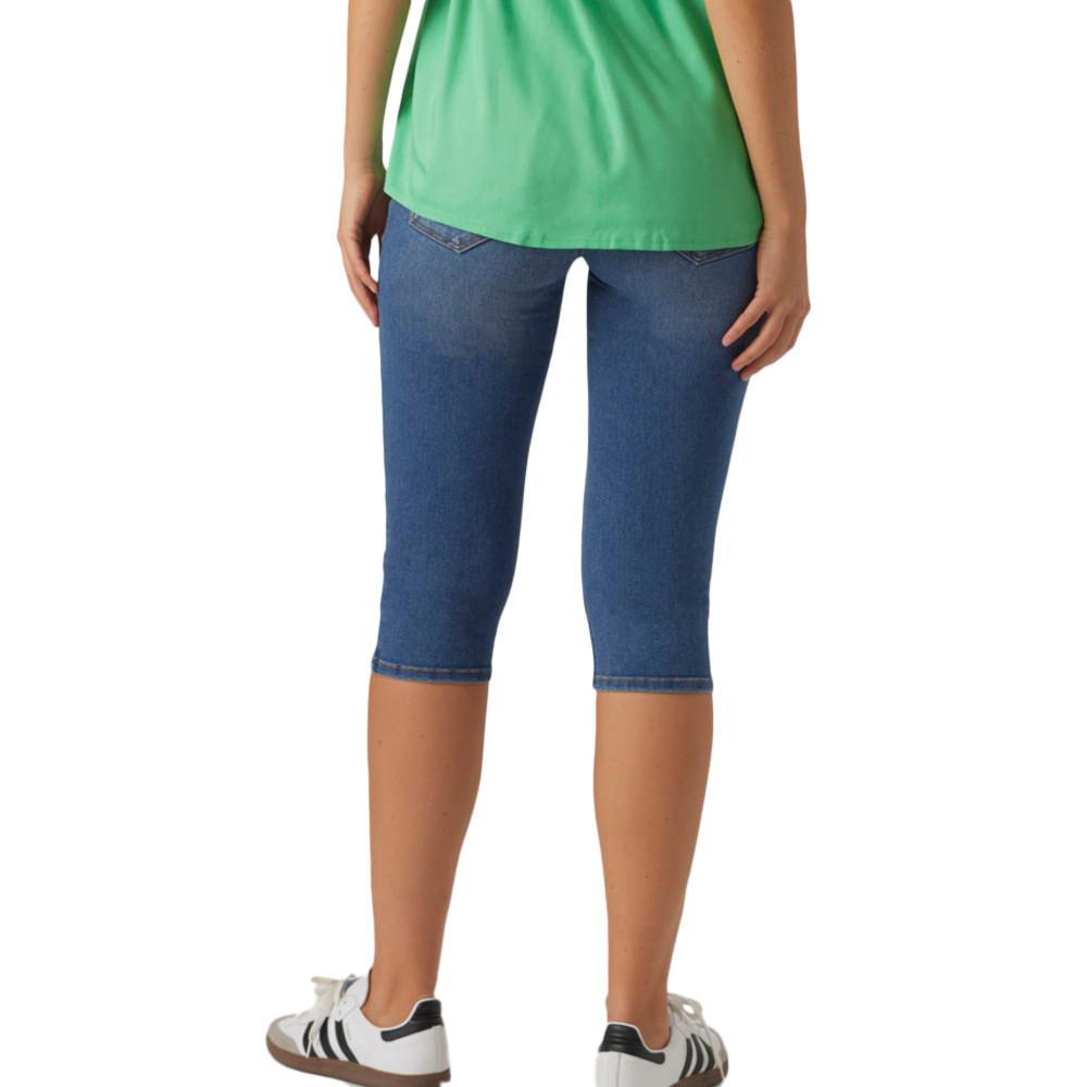 Mamalicious Pantacourt de Grossesse Bleu Femme Mamalicious Rome