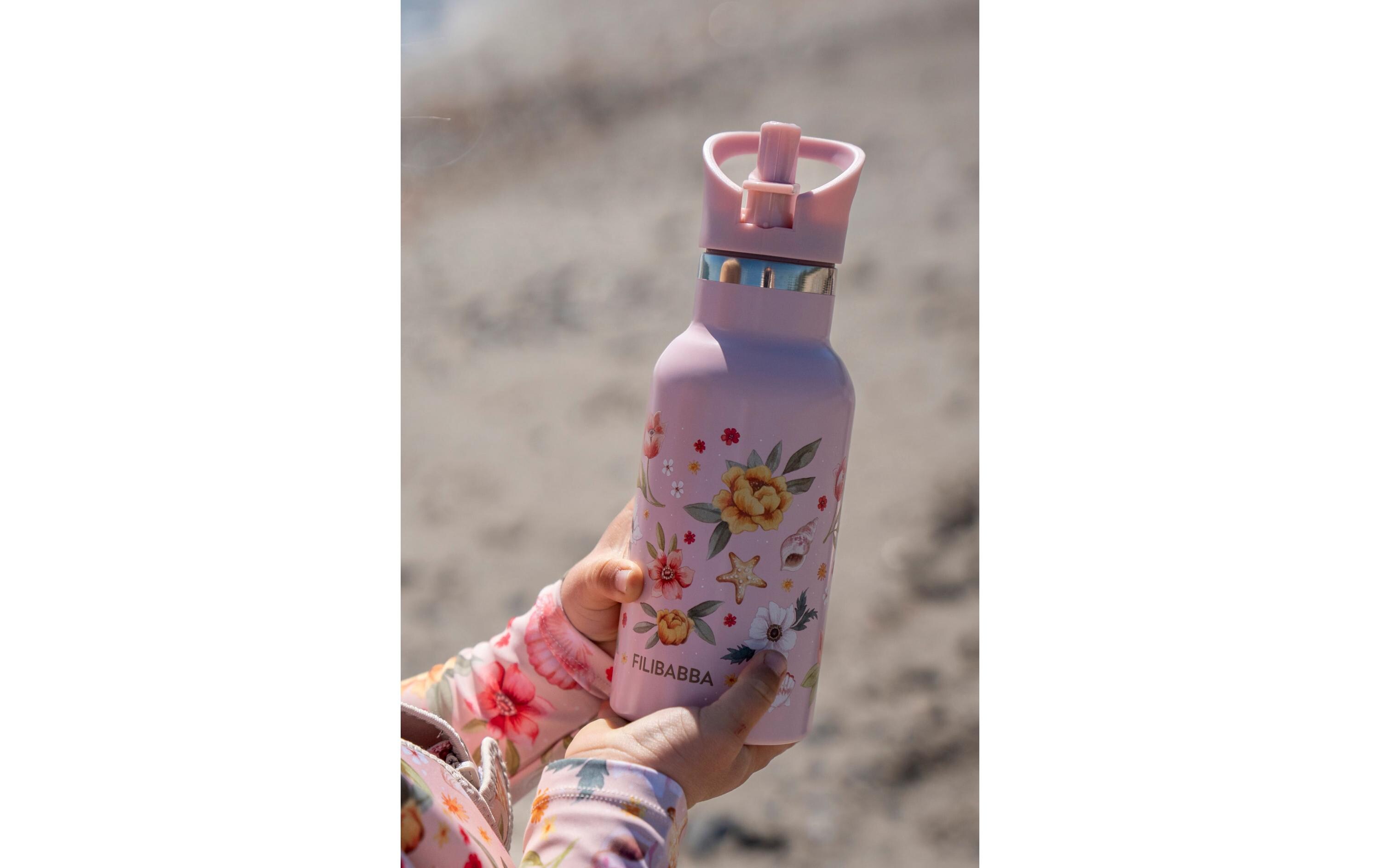 Trinkflasche Ocean Blossom 350 mlTrinkflasche aus rostfreiem Edelstahl
