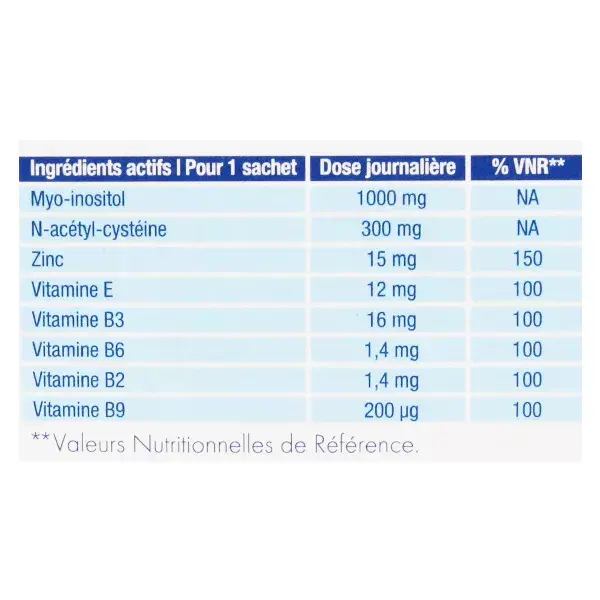 Besins Isitol Mio-Inositol e N-Acetil-Cisteína 30 sachês