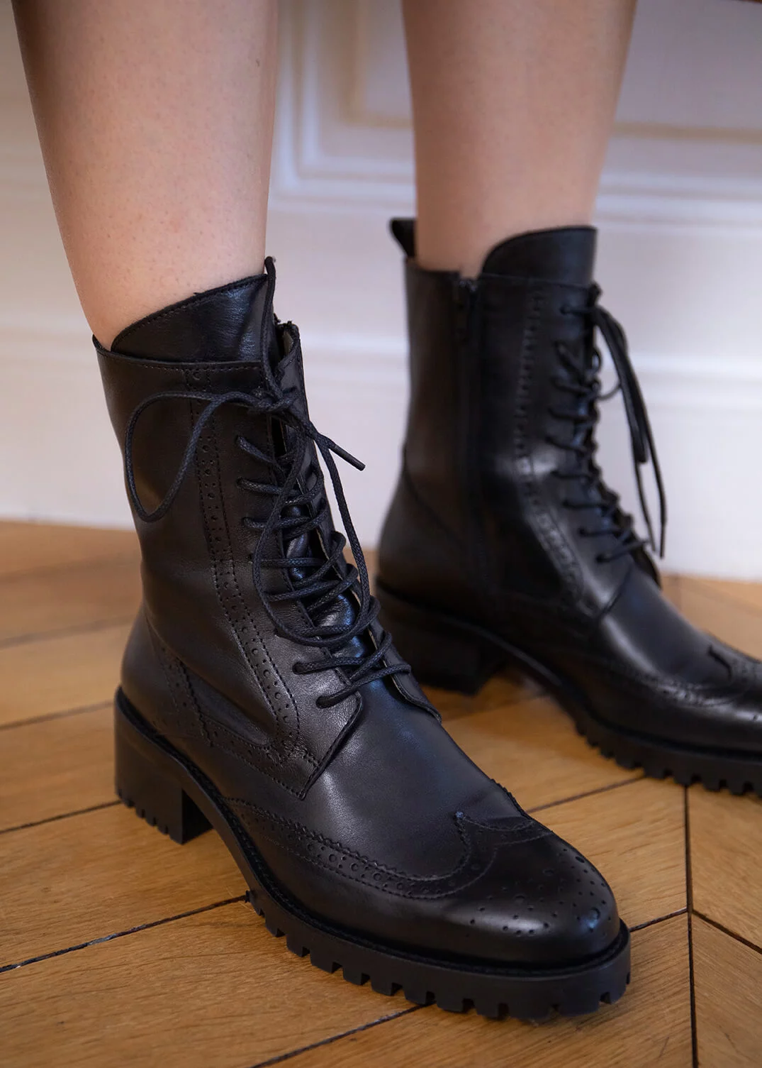 DERBY MONTANT PORTSMOUTH CUIR NOIR