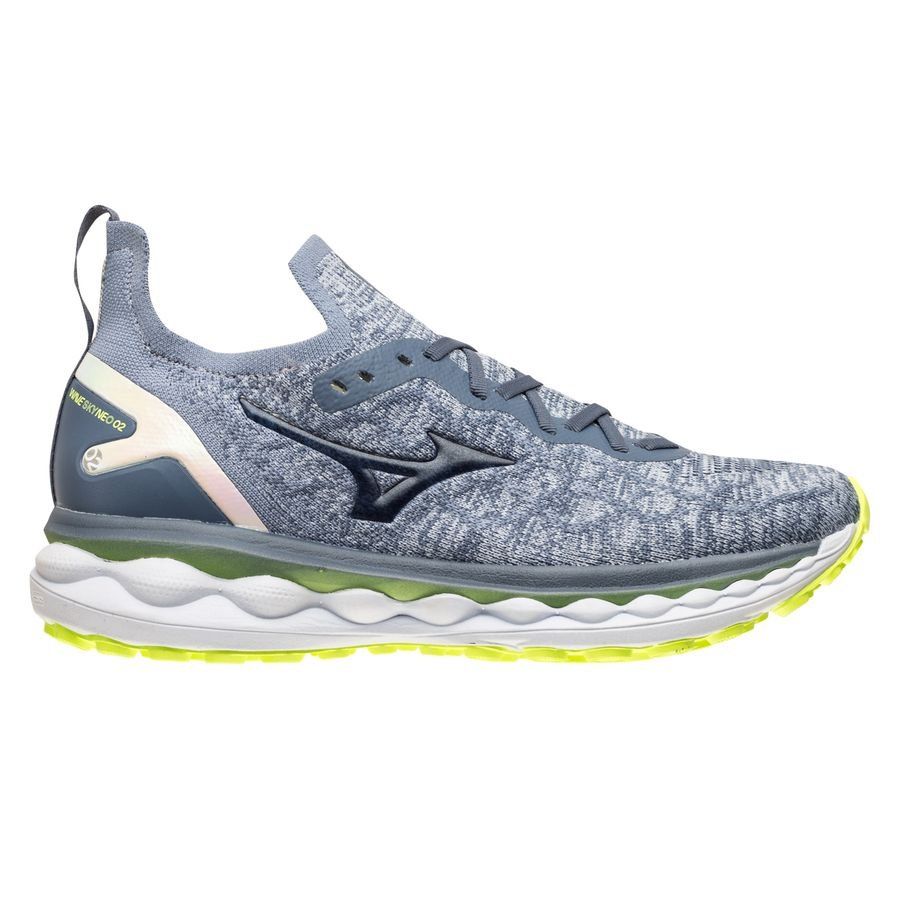 Mizuno Chaussures de Running Wave Sky Neo 2 - Gris/Bleu/Violet Femme