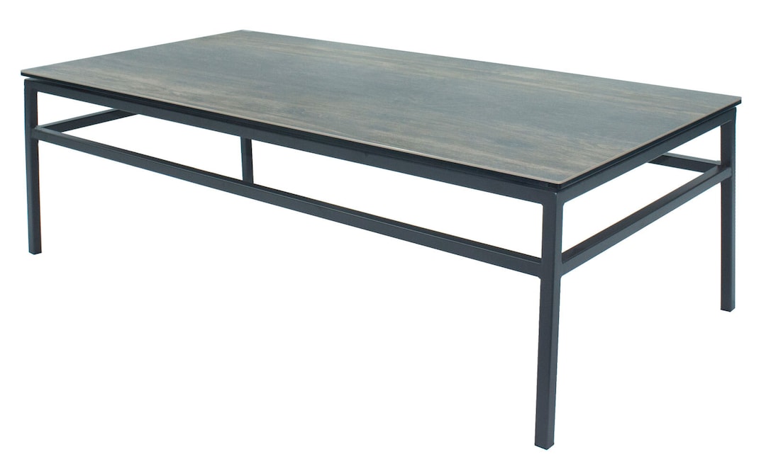 CASAVANTI Couchtisch 120 x 38 cm dunkelbraun/ schwarz