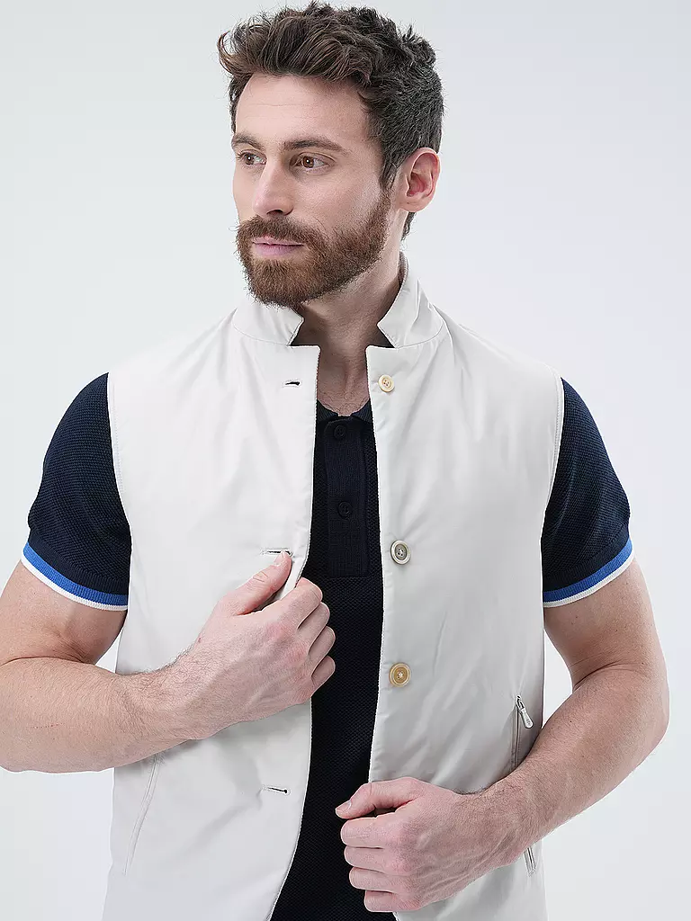ELEVENTY Wende - Steppgilet  hellgrau