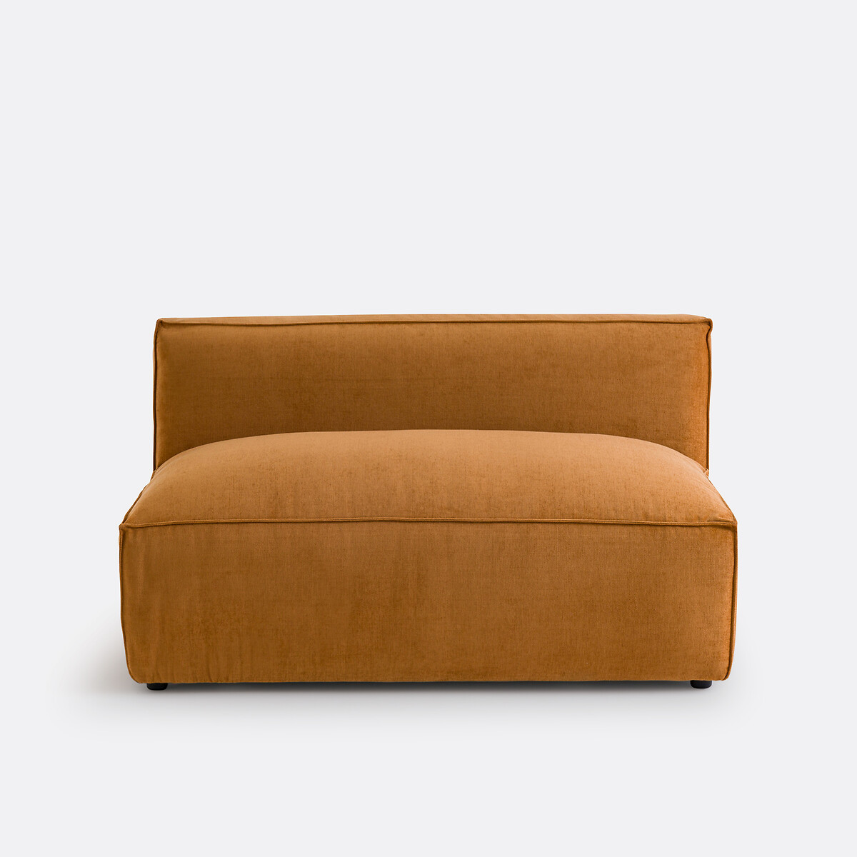 LA REDOUTE INTERIORS<br>Sofá modular de 2 lugares em veludo texturizado, Seven