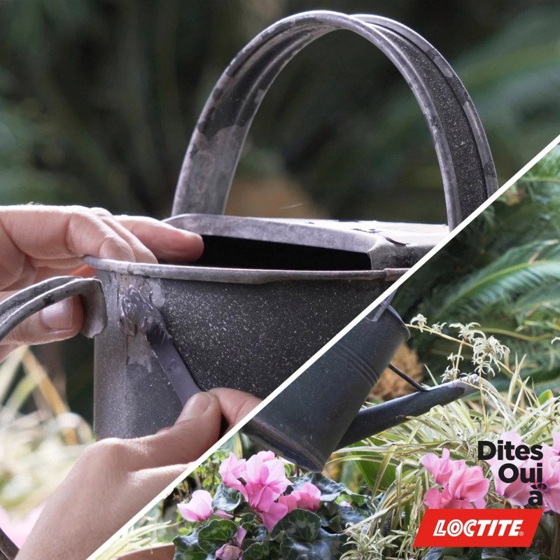 Colle Power Epoxy Loctite, couleur métal  - Tube de 25 ml