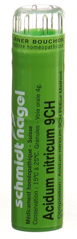 SCHMIDT-NAGEL Acidum nitricum Gran 9 CH 4 g
