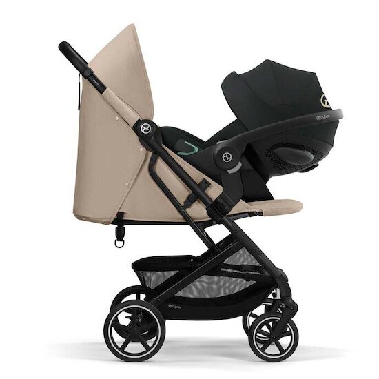Poussette Beezy   Châssis Black - Almond Beige        de               CYBEX