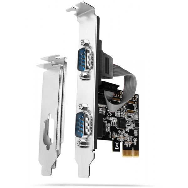 Axagon Adaptador Pcie com 2x Portas Série Pcea-psn Asix a - PCEA-S2N