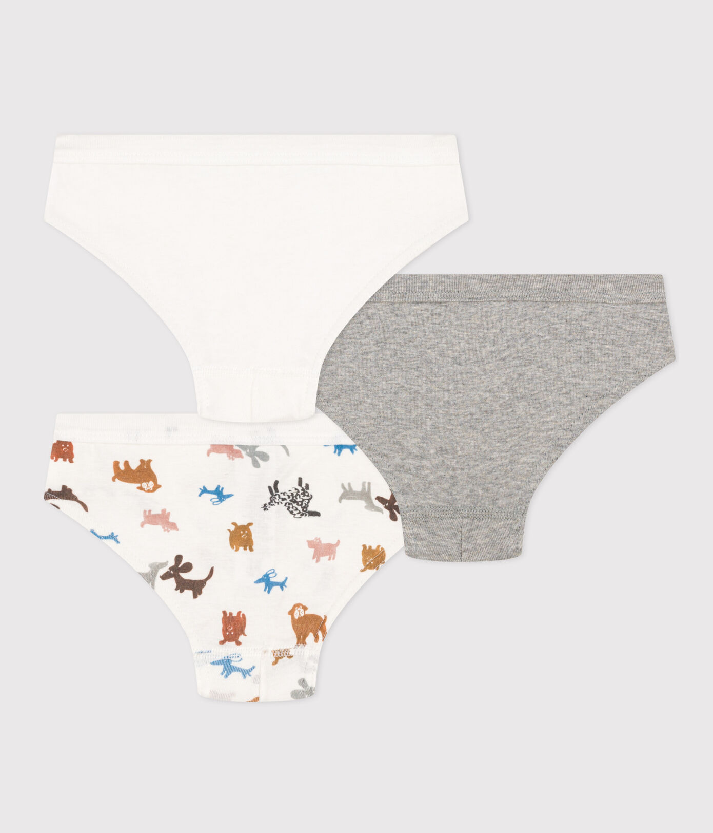 Lot de 3 slips chien en coton petit garçon