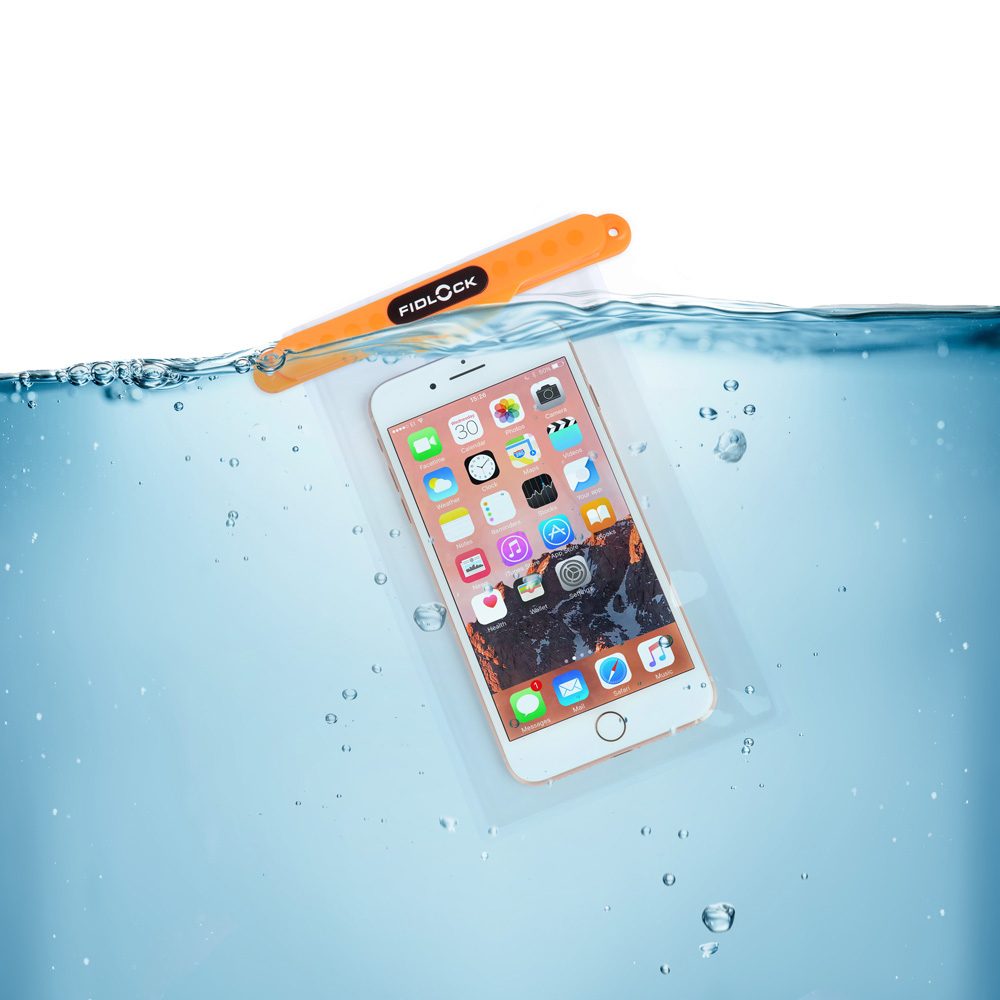 Fidlock Dry Bag Medi orange transparent