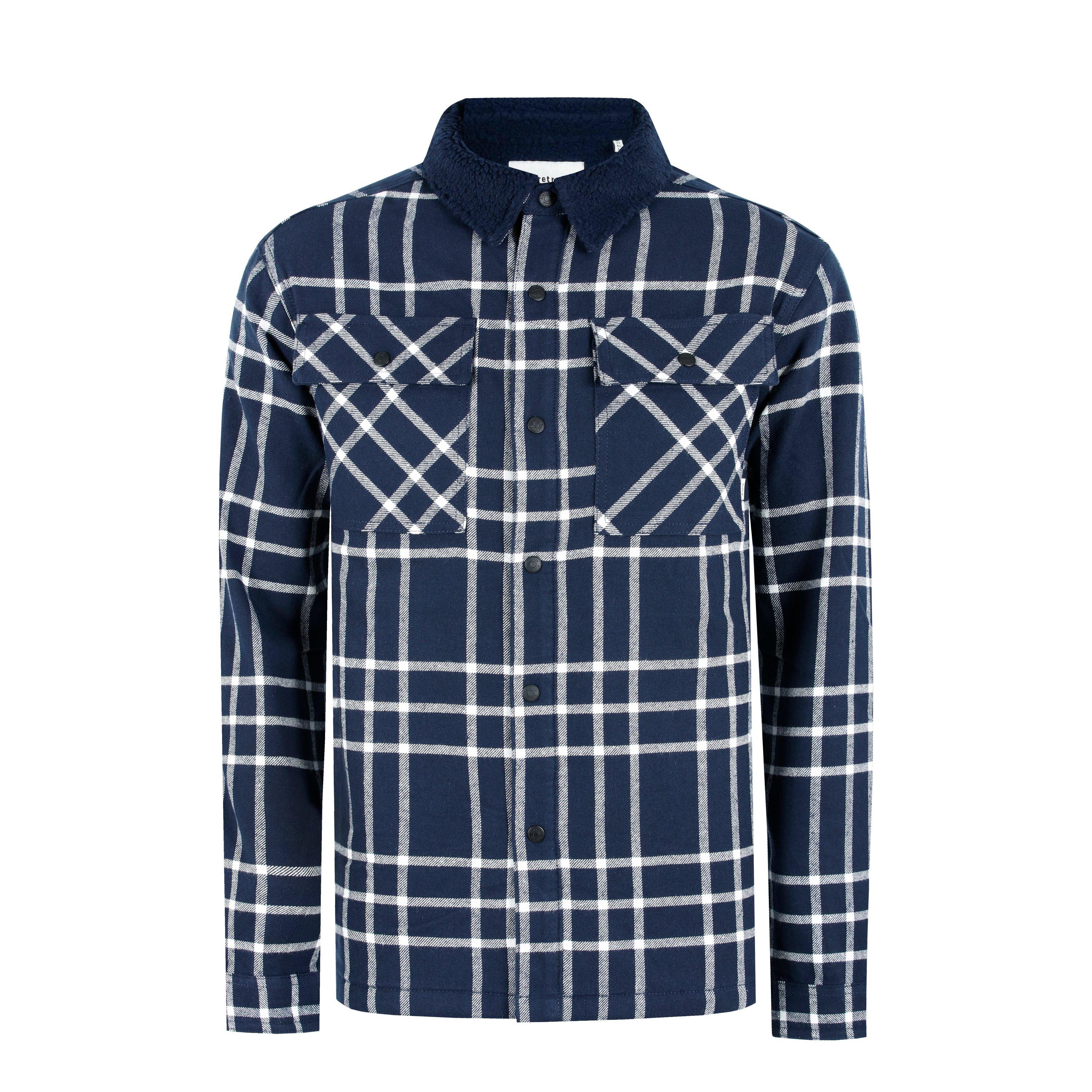 Firetrap Borg Check Overshirt Mens