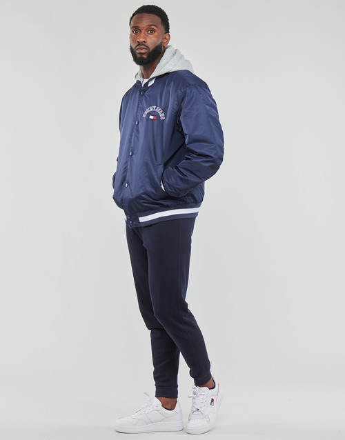 Tommy Jeans - TJM GRAPHIC SATIN BOMBER JACKET Marino