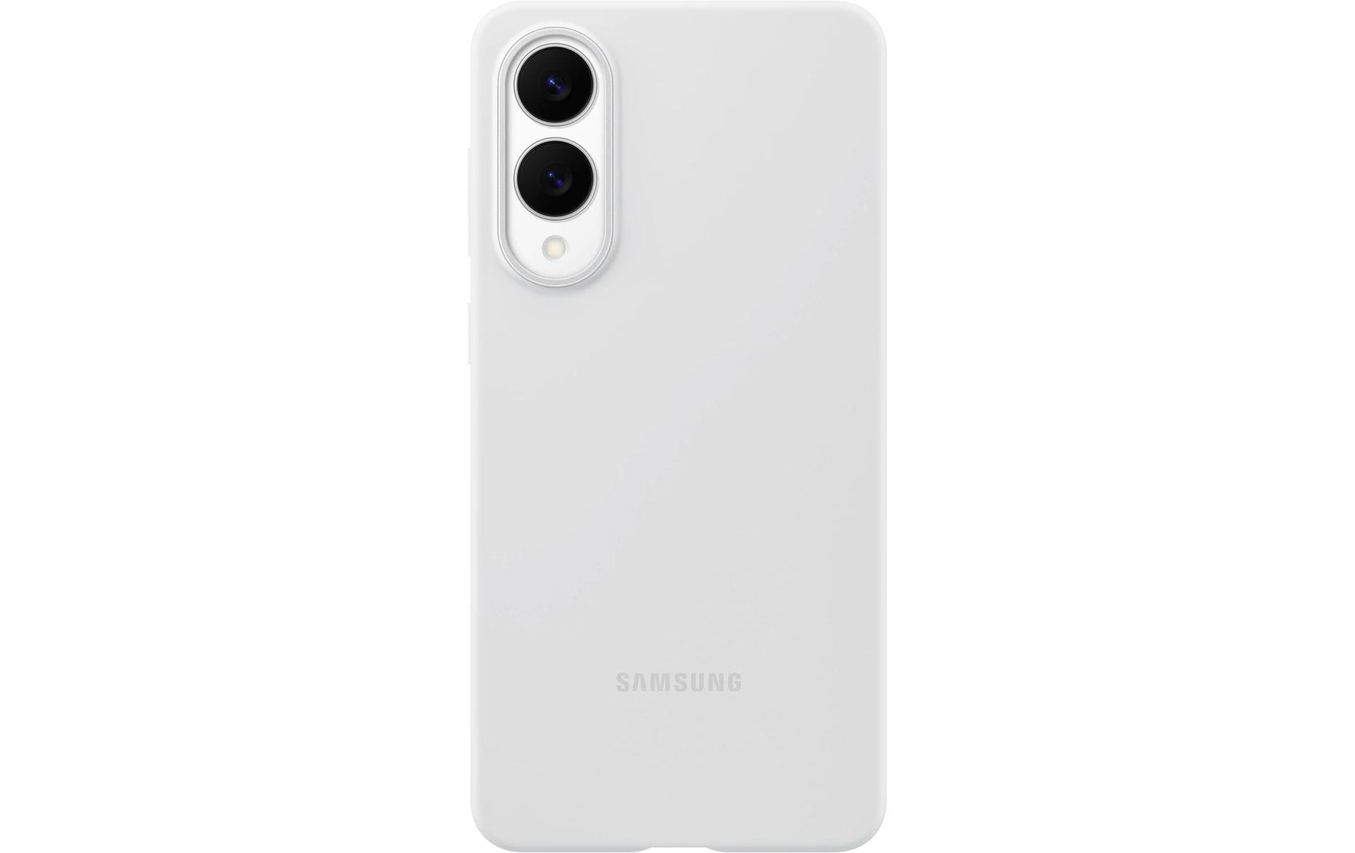 Back Cover Silicone Galaxy S25 Edge GrauModerne Handyhülle aus ultradünnem und griffigem Silikon für das Samsung Galaxy S25 Edge