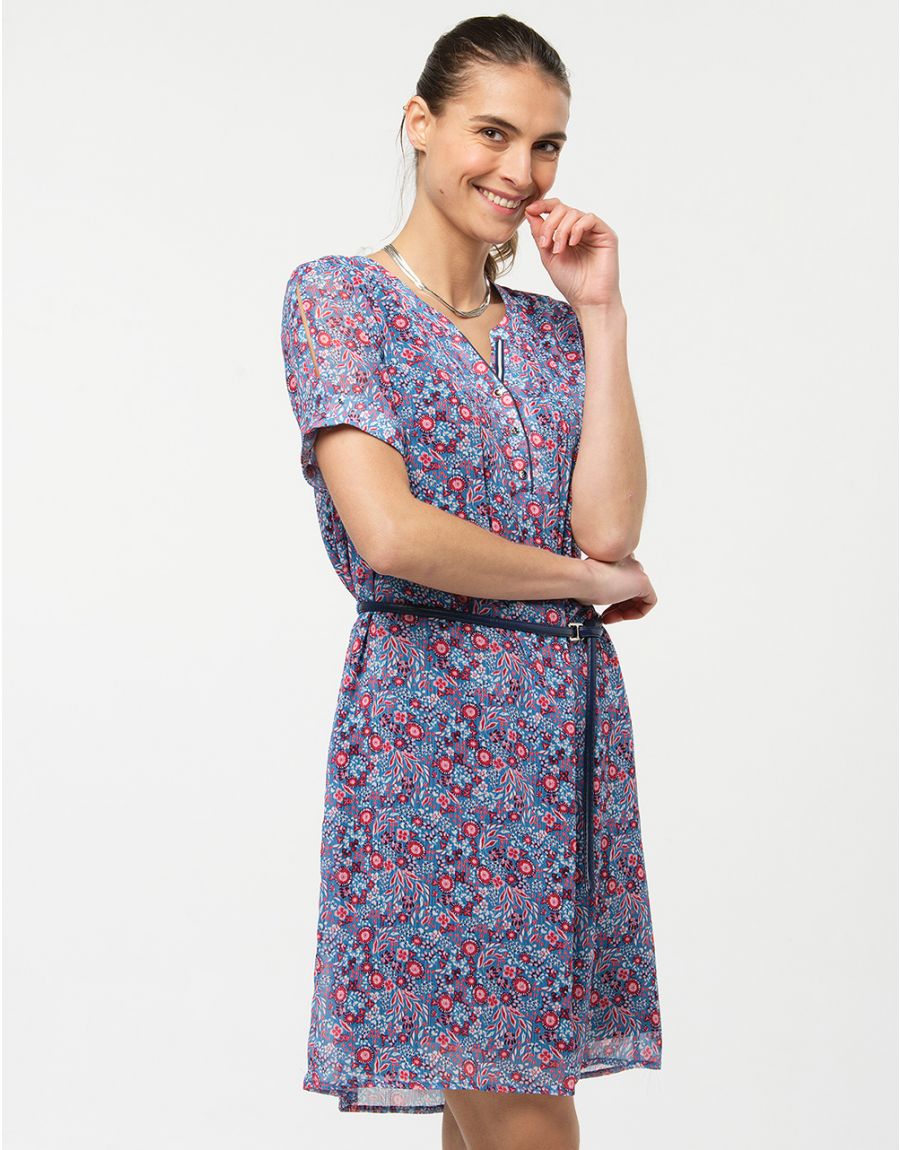 Robe fluide fleurie