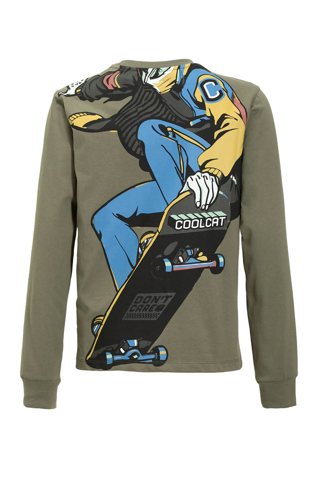 Coolcat Longsleeve T-shirt Tommy met Skaterboy Print