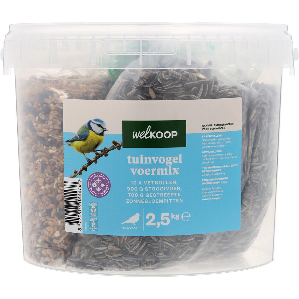 Welkoop - Tuinvogelvoer mix - 2.5 Kilogram