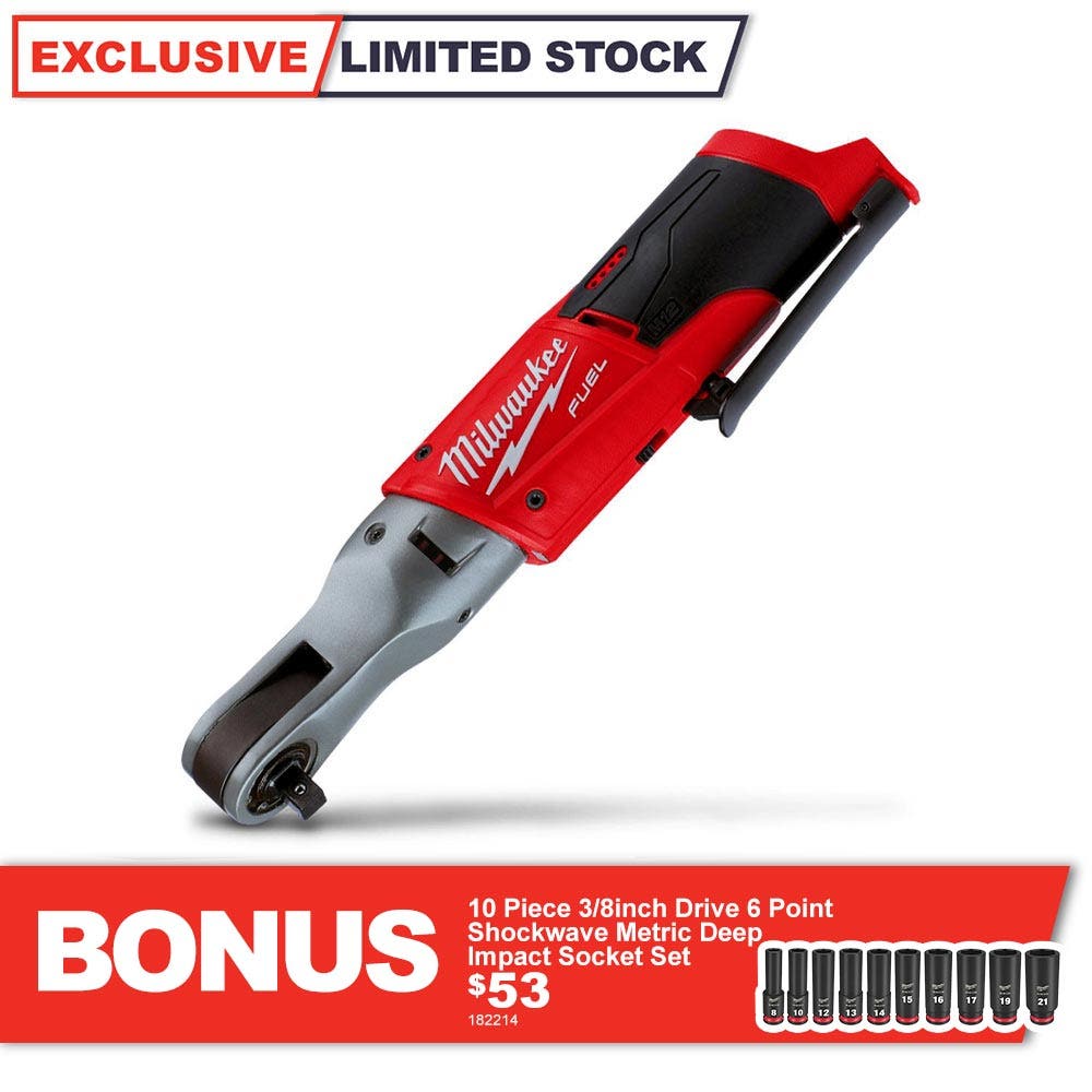MILWAUKEE 12V FUEL™ 3/8" Impact Ratchet Skin M12FIR38-0