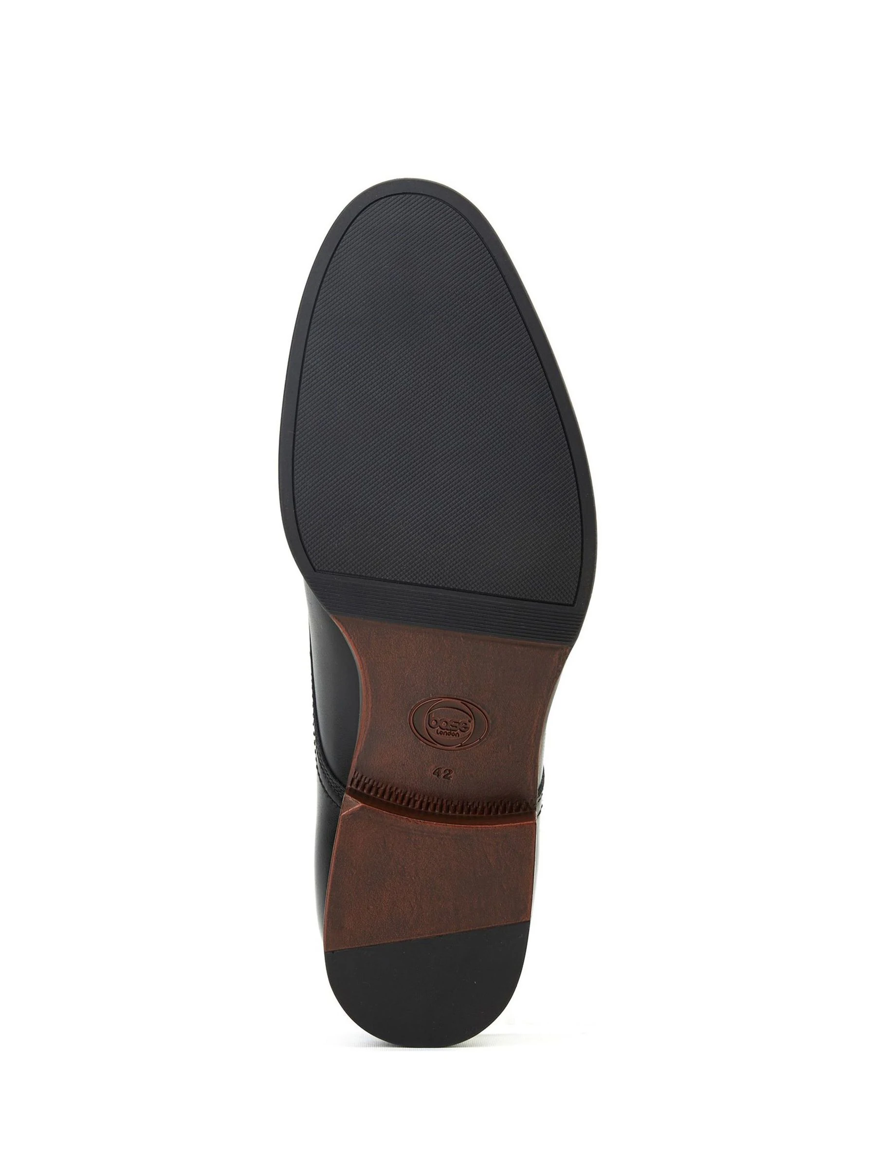 Zwart - Base London Faraday Single Monk Shoe