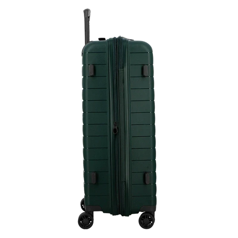 Jump Striper Spinner Trolley 66cm Dark Green