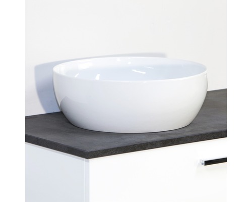 Sanox opzetwastafel Circle 40 x 40 cm wit glanzend 15001020