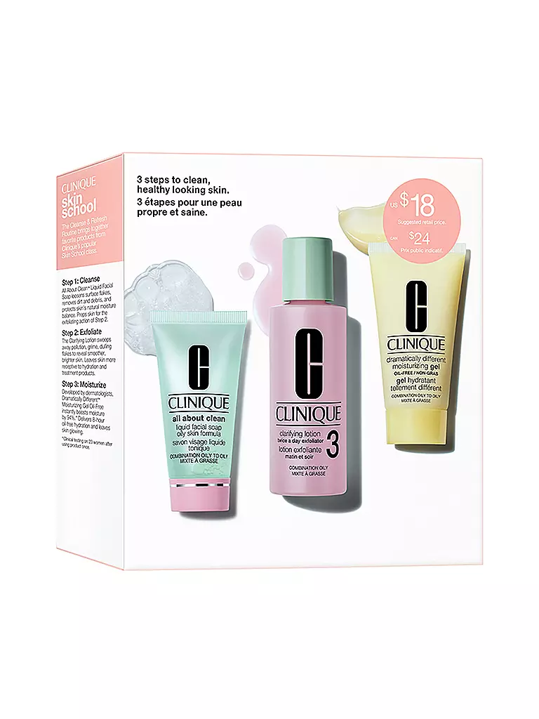 CLINIQUE Geschenkset - Intro Kit Hauttyp 3 Set 2x30ml / 60 ml keine Farbe
